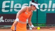 Tenista Noelia Zeballos cae en el Kia Open