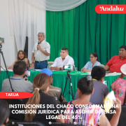Instituciones del Chaco conforman una comisión jurídica para asumir defensa legal del 45%