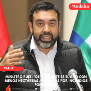Ministro Ruiz: De lejos este es el año con menos hectáreas afectadas por incendios forestales