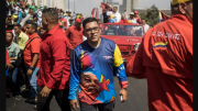 Chavistas marchan en Caracas contra la primera ministra de Trinidad y Tobago