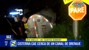 Cisterna con 35 mil litros de diésel se vuelca en la Santos Dumont de Santa Cruz