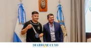 El Gobernador recibió a Santiago Flores, campeón mundial de Powerlifting