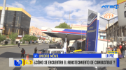 Avanza la venta de gasolina en la estación de servicio Uruguay, en la avenida Montes