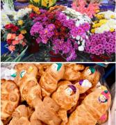 En Santa Cruz se espera Todos Santos con flores y masitas