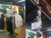 Indignación en Jujuy por una “campaña publicitaria” con un maniquí que simulaba un cuerpo de mujer