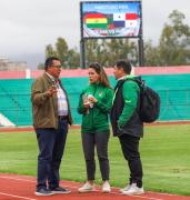 Comisión visitó al IV Centenario para evaluar las condiciones técnicas del escenario