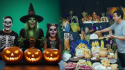 De los disfraces a las mesas para las almas: jóvenes que celebran Halloween y Todos Santos