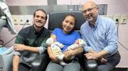Nacieron los dos gemelos sometidos a una inédita cirugía fetal de alta complejidad
