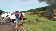 Tragedia en Corrientes: cuatro muertos tras un brutal choque frontal en la Ruta 12