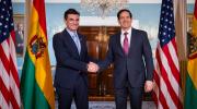Paz y Marco Rubio dialogaron sobre medidas para profundizar la relación entre Bolivia y EEUU