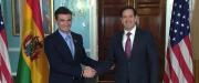 Un encuentro que pasará a la historia el presidente electo de Bolivia, Rodrigo Paz, se reúne con Marco Rubio, hombre fuerte de USA