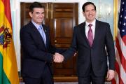 Rodrigo Paz destaca que Bolivia se abre al mundo tras reunirse con Marco Rubio