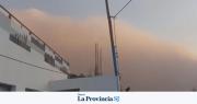 Fuerte viento en San Juan: las ráfagas superaron los 100 km/h