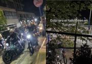 La “rodada del terror” atemorizó a los tucumanos en la noche de Halloween
