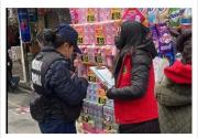 Operativo municipal en El Alto decomisa productos de aseo personal truchos