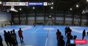 Alcanzaron a jugar un tiempo: Superclásico del futsal se suspendió por desórdenes de barristas