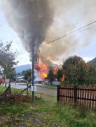 Incendio en La Junta: Una persona damnificada y su casa totalmente destruida
