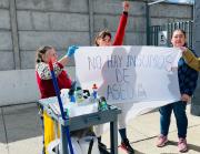 Funcionarios del ELEAM Coyhaique están movilizados: hay sueldos pendientes e incertidumbre laboral