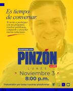 Pinzón Bueno Responderá Preguntas en Vivo este Lunes en sus Redes