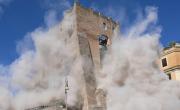 Una torre medieval en el centro de Roma colapsó en medio de una obra de reparación