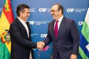 CAF se reúne con Paz y anuncia programa de apoyo por $us 3.100 millones para Bolivia