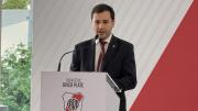 Stefano Di Carlo asumió como presidente de River con una promesa de continuidad