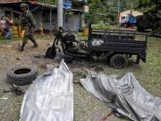 Un muerto, heridos y un desaparecido en un ataque con armas y explosivos en una estación policial en Colombia