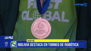 Bolivia logra tercer lugar en torneo mundial de robótica