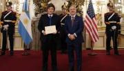 Javier Milei recibió las cartas credenciales del embajador de los Estados Unidos