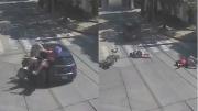 Violento accidente en Córdoba: una moto chocó contra un auto