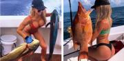 La pescadora que es furor en Instagram: me gustan los peces grandes