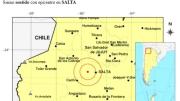 Un sismo hizo temblar distintos lugares de Salta