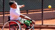 Tenis: boliviano Aponte muestra buen nivel en los Parapanamericanos