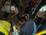 Tres jóvenes recibieron una fuerte descarga eléctrica al intentar escalar el puente Chama en Sur del Lago