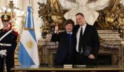 Javier Milei le tomó juramento a Manuel Adorni como nuevo jefe de Gabinete de Ministros