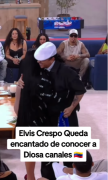Elvis Crespo cayó rendido a los encantos de Diosa Canales