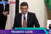 Presidente electo convoca a la unidad y afirma que establecerá un “gobierno firme”