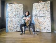 “Mapas Ilustrados del Maule” se exhibe en la Casa de la Cultura Margot Loyola de Linares