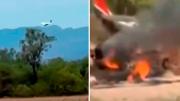 Narcoavioneta con matrícula boliviana se estrelló en Argentina