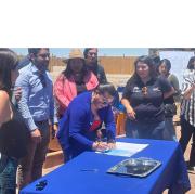 CChC Tarapacá Participa En Primera Piedra Del Conjunto Habitacional Reina Del Tamarugal En Pozo Almonte