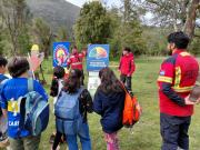 Incendios forestales: el Splif El Bolsón reforzó la campaña preventiva en las escuelas