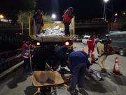 Continúa la reparación de baches con trabajo nocturno en la avenida 6 de Marzo