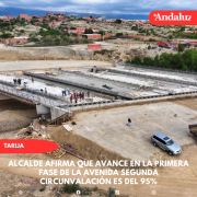 Alcalde afirma que avance en la primera fase de la Avenida Segunda Circunvalación es del 95%