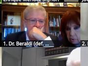 Con una Cristina Kirchner escondiéndose de la cámara del Zoom, comenzó el histórico juicio oral de los Cuadernos de las Coimas