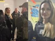 Los videos de Angelina Jolie en Ucrania y el particular incidente que sufrió su convoy