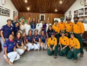 Las Damas Testarudas lideran campaña solidaria junto a la Reina del Carnaval Cruceño 2026 para apoyar a los bomberos forestales