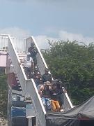 PoliZamora rescató a hombre que trató de lanzarse de pasarela