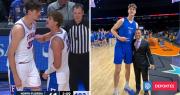 Mide 2,36 y tiene 19 años: Olivier Rioux se convirtió en el jugador más alto del baloncesto de EEUU