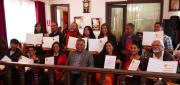 Concejo Municipal de Oruro distingue a 12 personalidades del arte y cultura