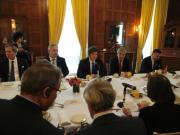 Milei se reunió en Nueva York con empresarios para convencerlos de invertir en Argentina